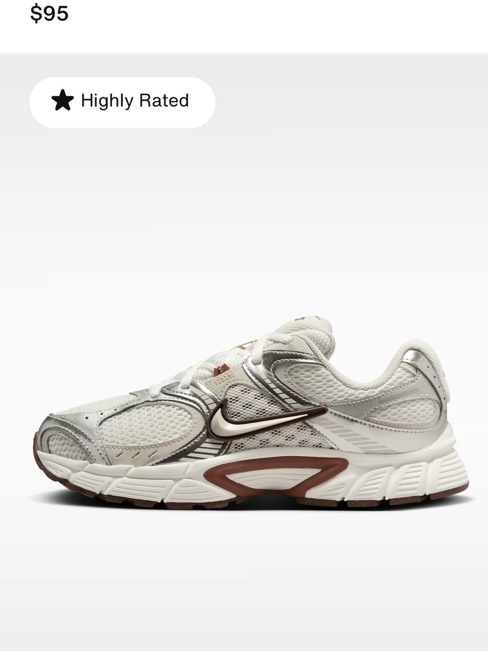 Nike v5 RNR Off-White with Brown Accents